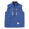 AND WANDER X GRAMICCI BRUSHED NYLON VEST-BLUE