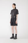 AND WANDER X GRAMICCI W NYLON G-SHORT-BLACK