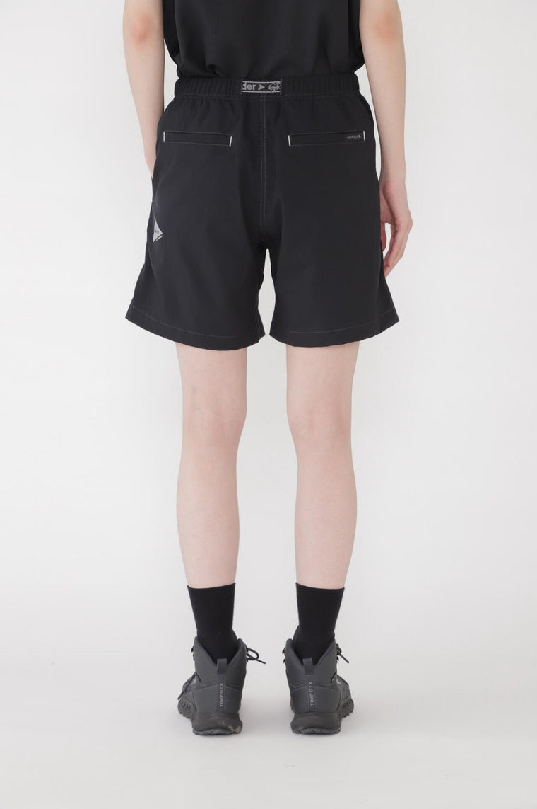 AND WANDER X GRAMICCI W NYLON G-SHORT-BLACK