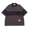 AND WANDER X GRAMICCI TECH RUGBY SHIRT-CHARCOAL