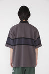 AND WANDER X GRAMICCI TECH RUGBY SHIRT-CHARCOAL