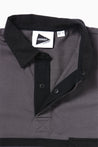 AND WANDER X GRAMICCI TECH RUGBY SHIRT-CHARCOAL