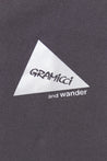 AND WANDER X GRAMICCI TECH RUGBY SHIRT-CHARCOAL