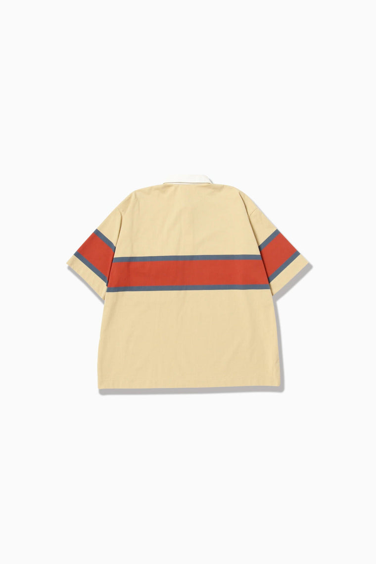 AND WANDER X GRAMICCI TECH RUGBY SHIRT-YELLOW