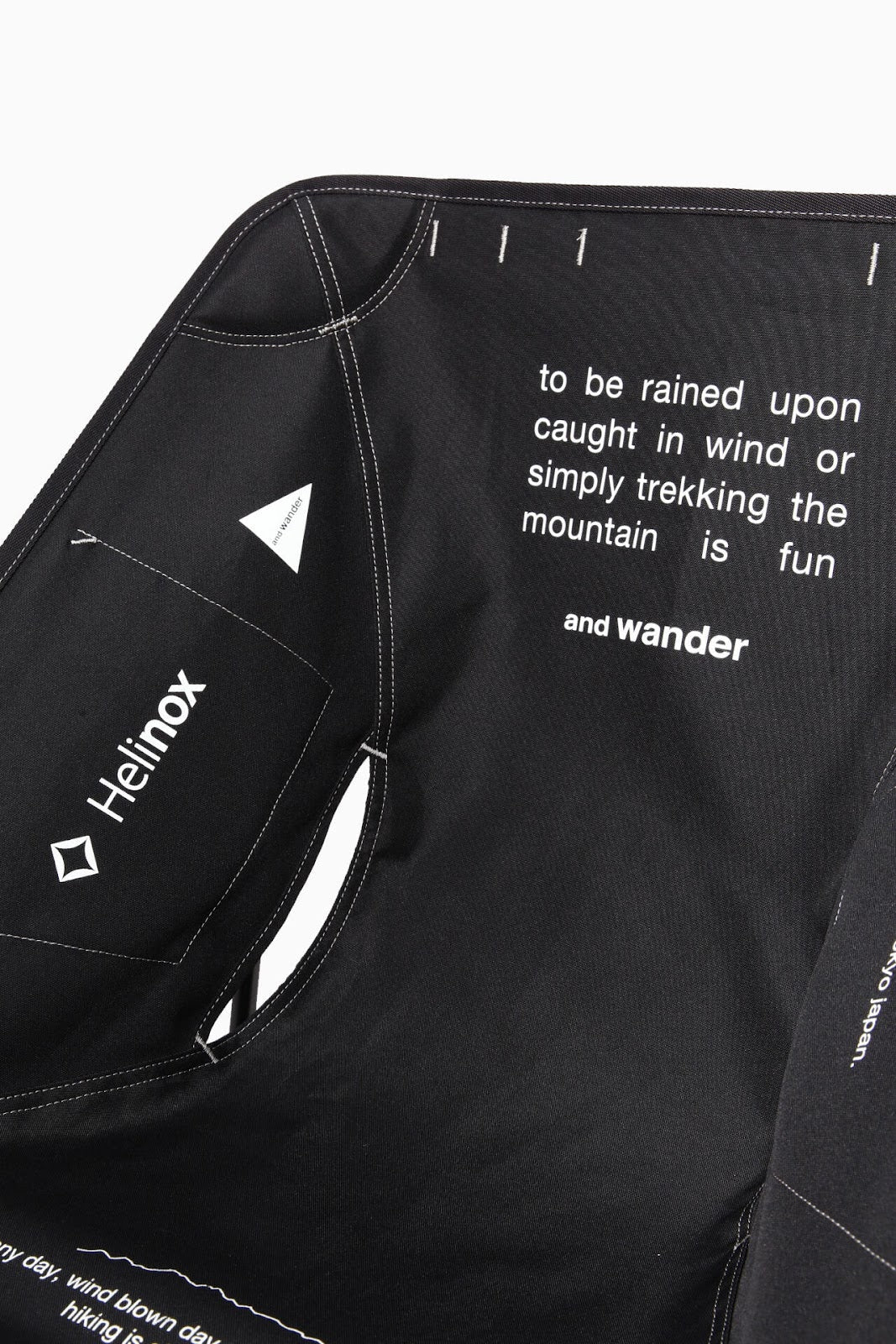 AND WANDER X HELINOX FOLDING CHAIR ONE-BLACK