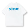 SCENE BY ICE FIRE X OPEN DIALOGUE SCENE IN BLUE TEE-WHITE