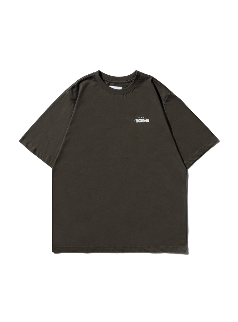 SCENE BY ICE FIRE X PENSO_LION ROCK TEE-GREY