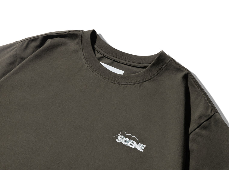 SCENE BY ICE FIRE X PENSO_LION ROCK TEE-GREY