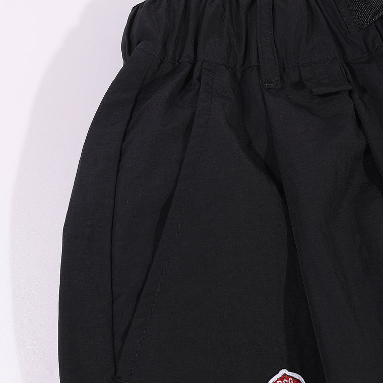 A[S]USL X RED CAP GIRL BOLLOON PANTS-BLACK