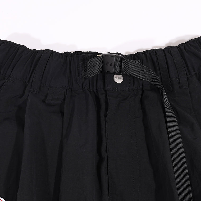 A[S]USL X RED CAP GIRL BOLLOON PANTS-BLACK
