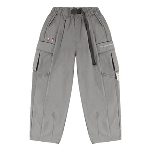 A[S]USL X RED CAP GIRL BOLLOON PANTS-LIGHT GREY