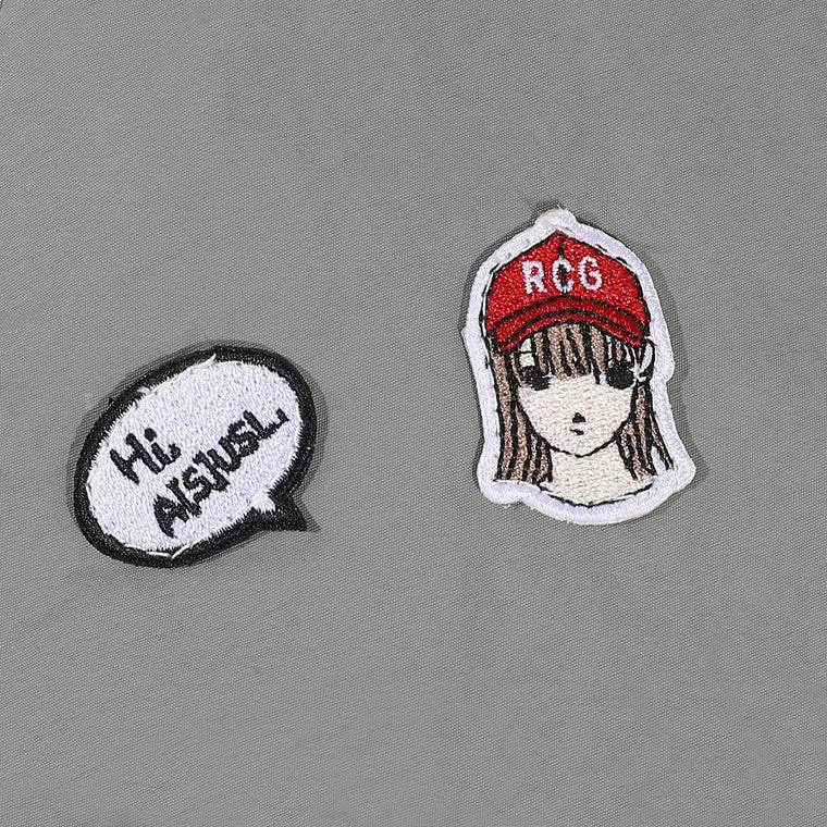 A[S]USL X RED CAP GIRL BOLLOON PANTS-LIGHT GREY