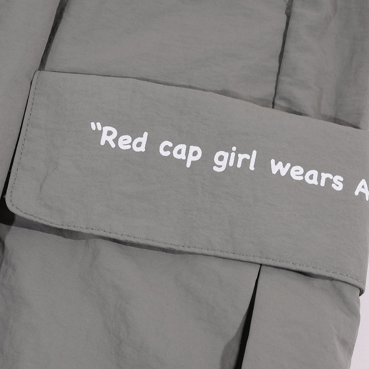 A[S]USL X RED CAP GIRL BOLLOON PANTS-LIGHT GREY
