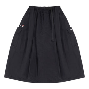 A[S]USL X RED CAP GIRL BOLLOON SKIRT-BLACK