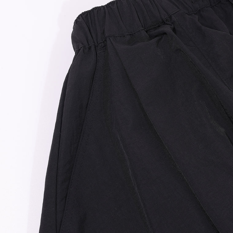A[S]USL X RED CAP GIRL BOLLOON SKIRT-BLACK