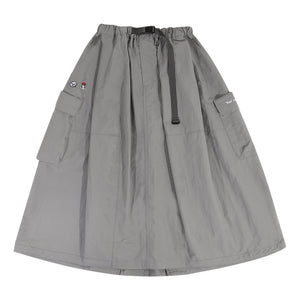 A[S]USL X RED CAP GIRL BOLLOON SKIRT-LIGHT GREY