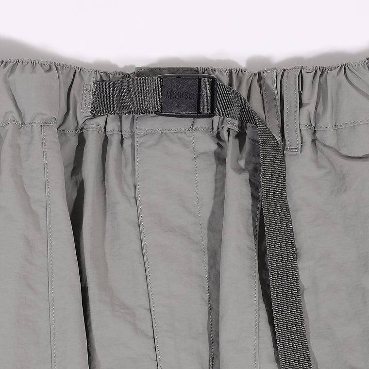 A[S]USL X RED CAP GIRL BOLLOON SKIRT-LIGHT GREY
