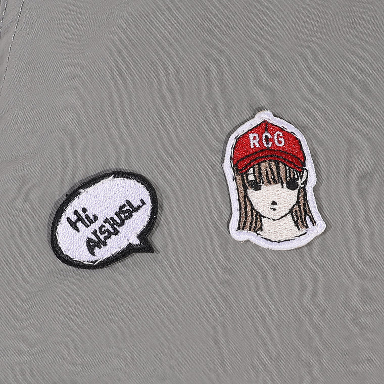 A[S]USL X RED CAP GIRL BOLLOON SKIRT-LIGHT GREY