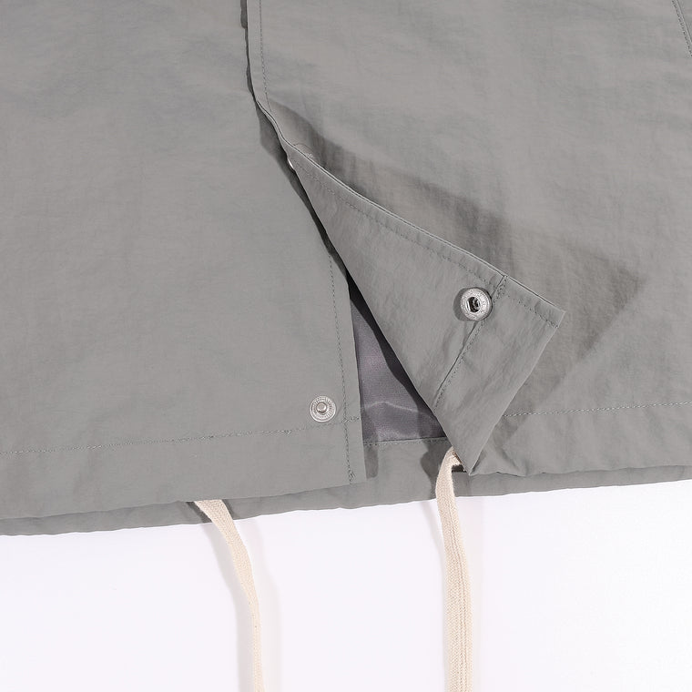 A[S]USL X RED CAP GIRL COACH JACKET-LIGHT GREY