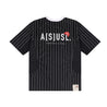 A[S]USL X RED CAP GIRL FOOTBALL JERSERY-BLACK STRIPES
