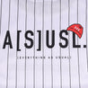 A[S]USL X RED CAP GIRL FOOTBALL JERSERY-WHITE STRIPES