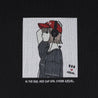A[S]USL X RED CAP GIRL GRAPHIC TEE-BLACK