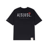 A[S]USL X RED CAP GIRL GRAPHIC TEE-BLACK