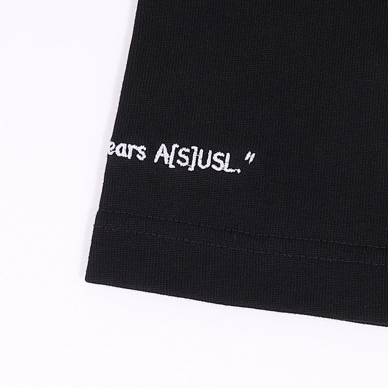 A[S]USL X RED CAP GIRL GRAPHIC TEE-BLACK