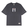 A[S]USL X RED CAP GIRL GRAPHIC TEE-CHARCOAL