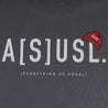 A[S]USL X RED CAP GIRL GRAPHIC TEE-CHARCOAL