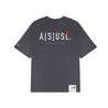 A[S]USL X RED CAP GIRL GRAPHIC TEE-CHARCOAL