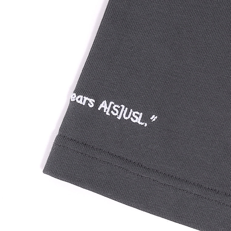 A[S]USL X RED CAP GIRL GRAPHIC TEE-CHARCOAL