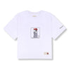 A[S]USL X RED CAP GIRL GRAPHIC TEE-WHITE