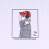 A[S]USL X RED CAP GIRL GRAPHIC TEE-WHITE