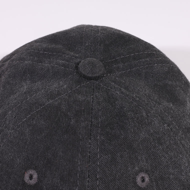 A[S]USL X RED CAP GIRL SNOW WASH DAD CAP-BLACK