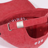 A[S]USL X RED CAP GIRL SNOW WASH DAD CAP-RED