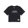 A[S]USL X RED CAP GIRL SNOW WASH TEE-BLACK