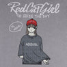 A[S]USL X RED CAP GIRL SNOW WASH TEE-GREY