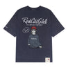 A[S]USL X RED CAP GIRL SNOW WASH TEE-NAVY