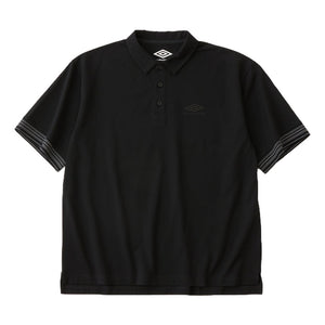 WHITE MOUNTAINEERING X UMBRO POLO SHIRT-BLACK