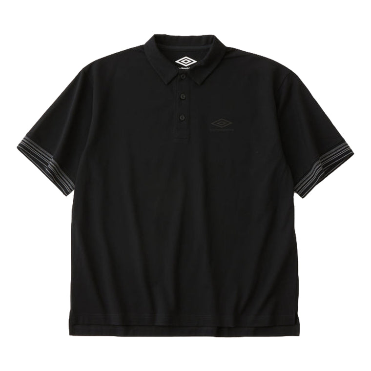 WHITE MOUNTAINEERING X UMBRO POLO SHIRT-BLACK