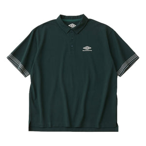 WHITE MOUNTAINEERING X UMBRO POLO SHIRT-GREEN