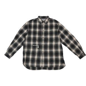 OPEN DIALOGUE X WHITE MOUNTAINEERING MID GUSSET WORK SHIRT-BLACK