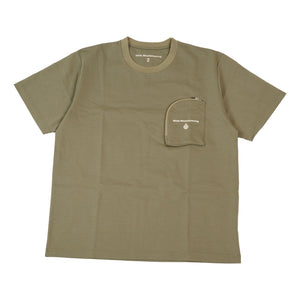 OPEN DIALOGUE X WHITE MOUNTAINEERING ZIP POCKET TEE-GREEN