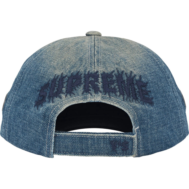 SUPREME YOHJI YAMAMOTO GROMMET 6-PANEL-WASHED BLUE