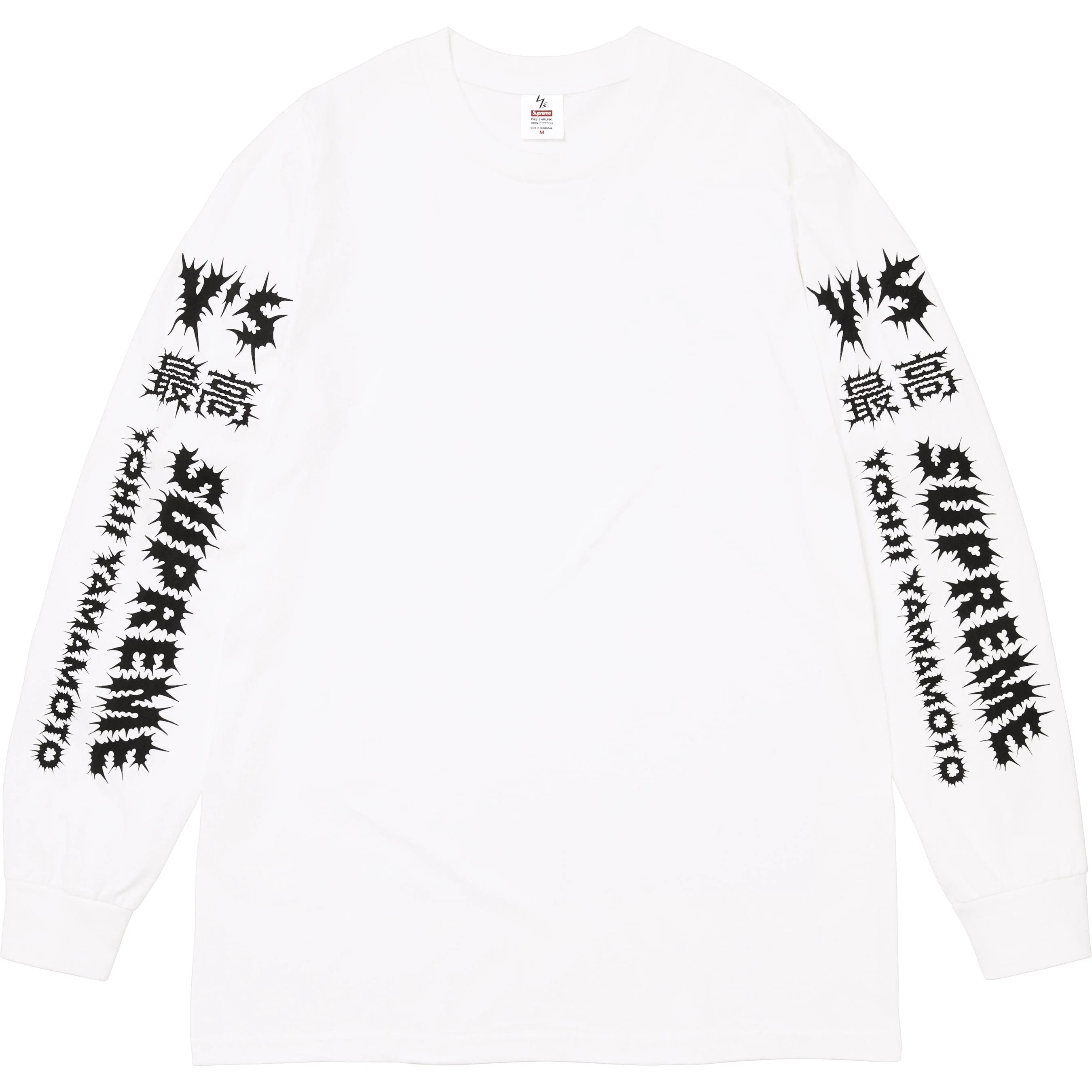 SUPREME YOHJI YAMAMOTO L/S TEE-WHITE - Popcorn Store