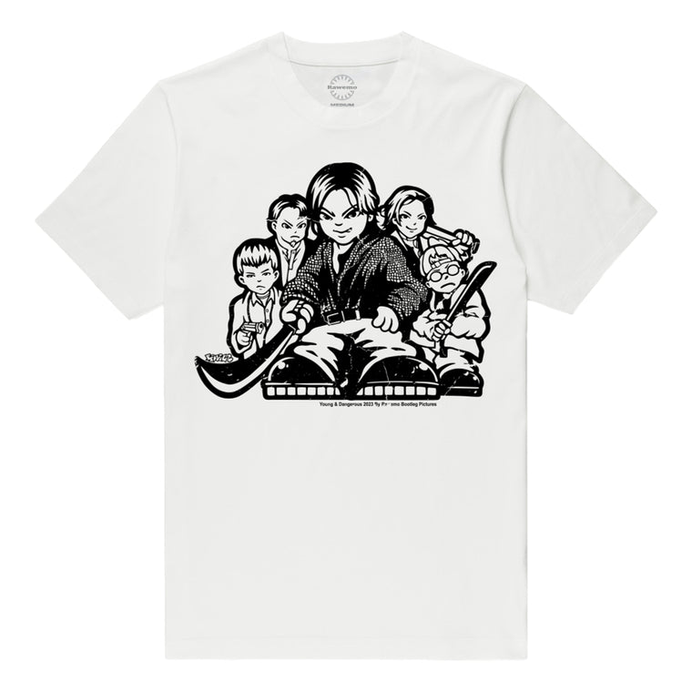RAW EMOTIONS YOUNG & DANGEROUS 2023 TEE-WHITE
