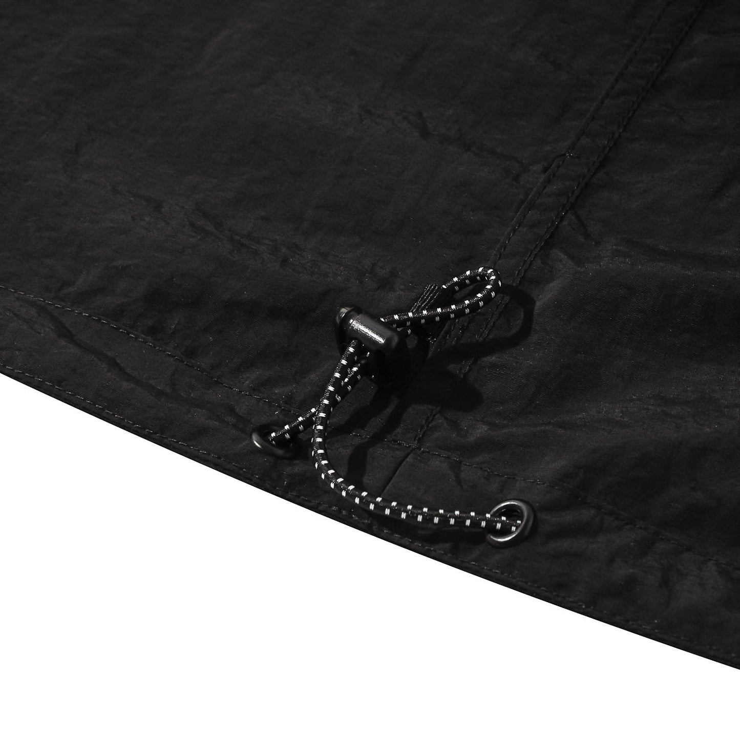 NEUTRAL SOCIETY ZIPPER POCKET TECH. BIG TEE-BLACK