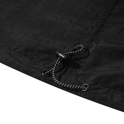 NEUTRAL SOCIETY ZIPPER POCKET TECH. BIG TEE-BLACK