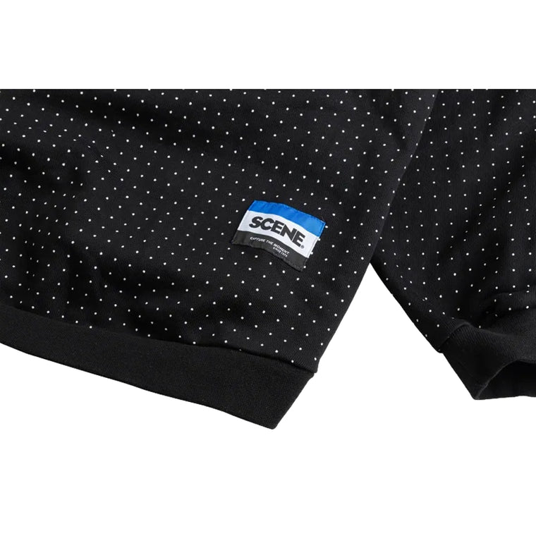 SCENE BY ICE FIRE ZIP UP HODDIE_DOT-BLACK